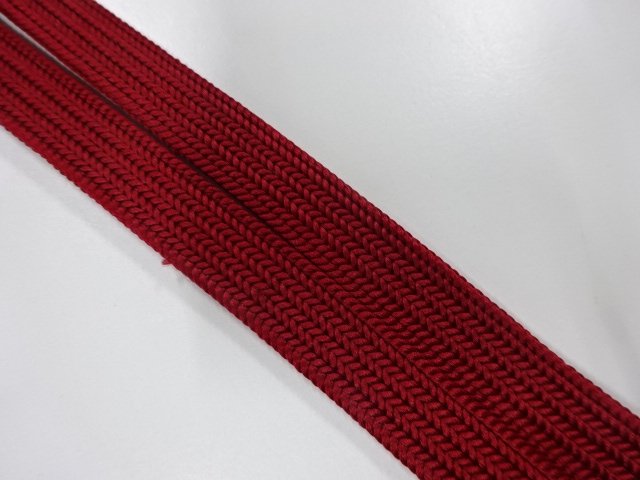  アンティーク　正絹　帯留め用　手組四分紐